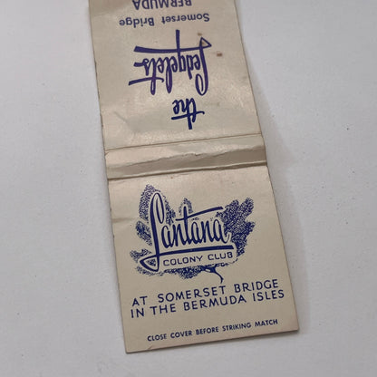 Santana Colony Club The Ledgelets Somerset Bridge Bermuda Matchbook TB8-MB-12