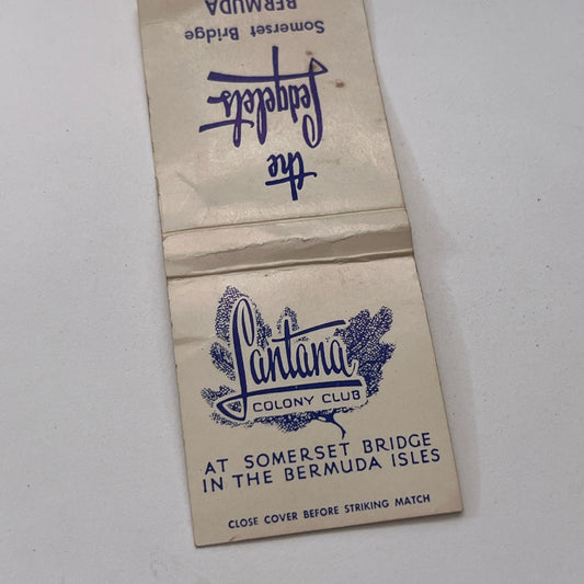 Santana Colony Club The Ledgelets Somerset Bridge Bermuda Matchbook MM2-8