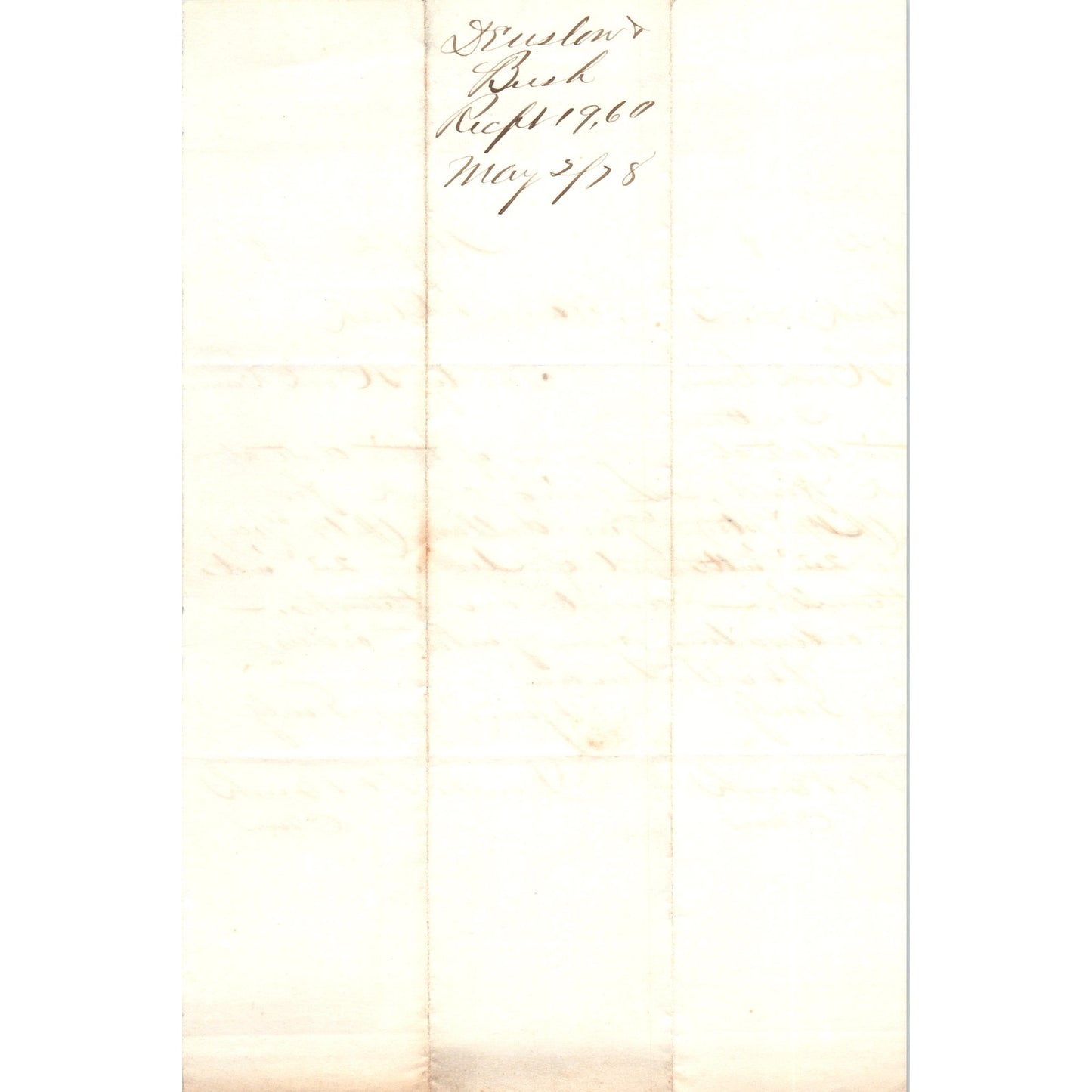 1878 Densow & Bush Peerless Oil Works New York Receipt Letterhead D24