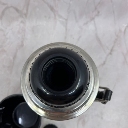 Vintage UNO-VAC Wide Receiver Thermos Stainless Steel Unbreakable TF4