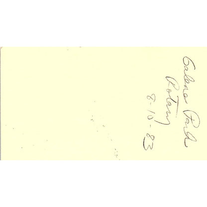 Elmer C Brinkley Chem Coast Inc Galena Park TX Vintage Business Card SD9-B12