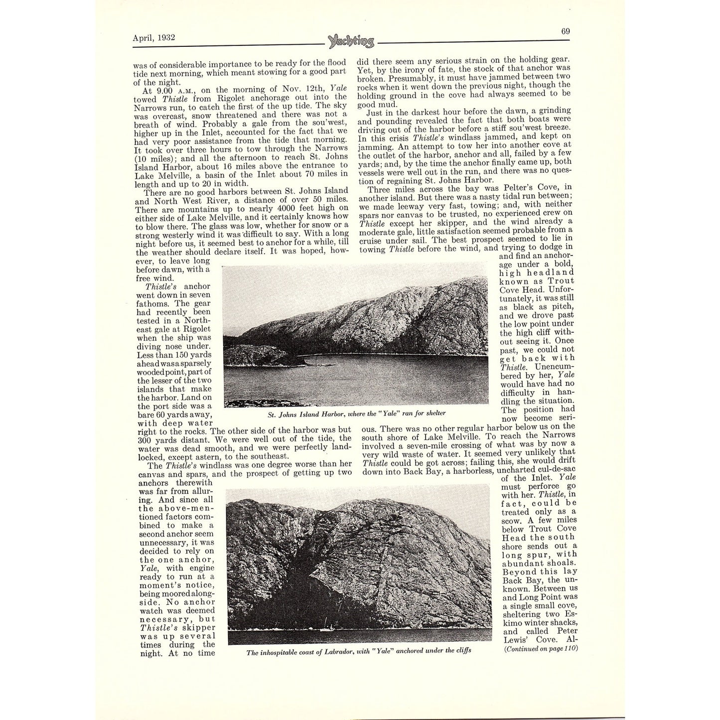 The Suicide Class Small Racing Yachts John F McIntosh 1932 Article V1-4