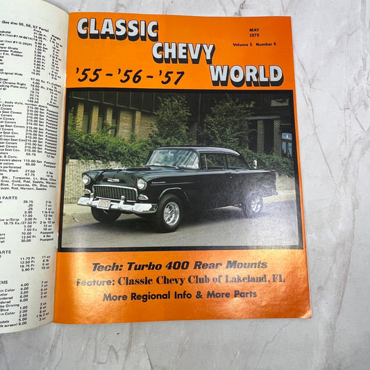 Turbo 400 Rear Mount - '55, '56, '57 Classic Chevy World Magazine - May 1979 M30
