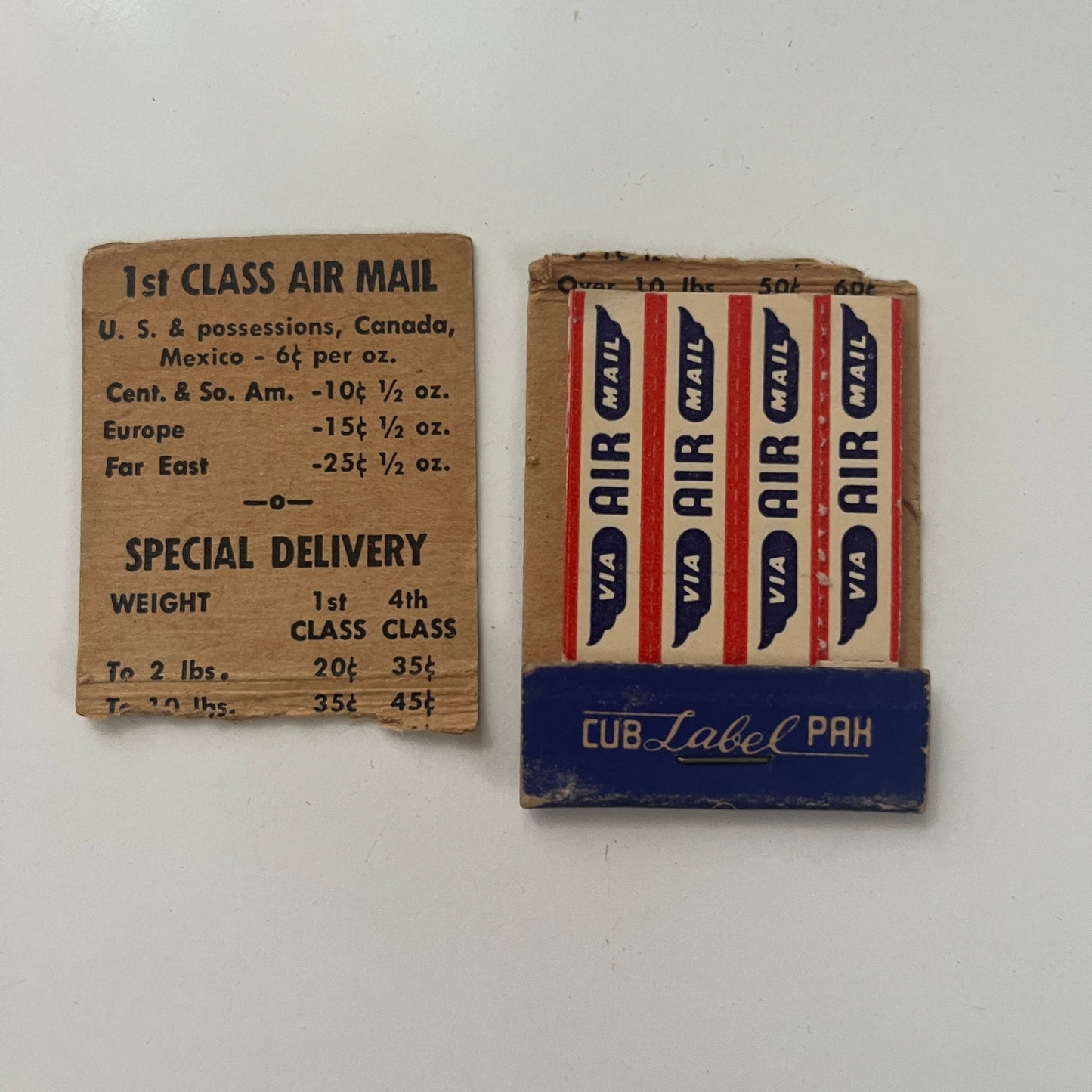 Mother Drake's Bread Vintage Cub Label Airmail Pack SE6-MB1