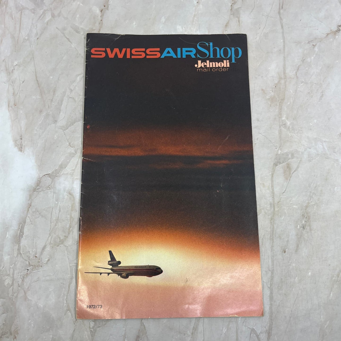 1972 Swiss Air Shop Airline Inflight Catalog Jelmoli Mail Order TJ4-P2