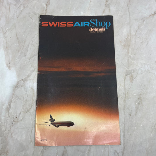 1972 Swiss Air Shop Airline Inflight Catalog Jelmoli Mail Order TJ4-P2