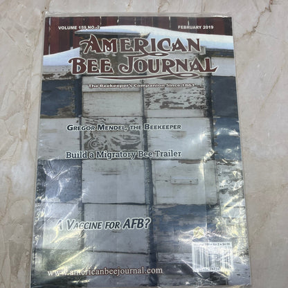 2019 Feb American Bee Journal Magazine Bees Beekeeping Honey M8