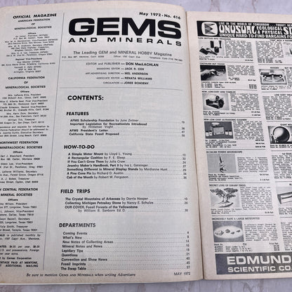 How To Make Gemstone Flowers - Gems & Minerals Magazine - May 1972 M24
