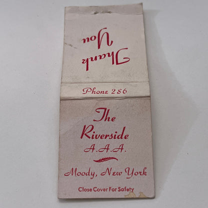 The Riverside Moody New York Vintage Matchbook Cover TB8-MB-12