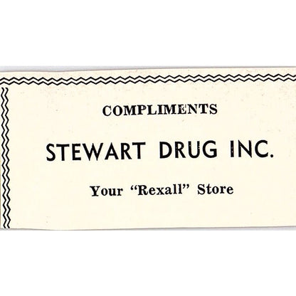McKesson & Robbins Bakersfield, Stewart Drug Taft CA c1965 Ad AF8-S22
