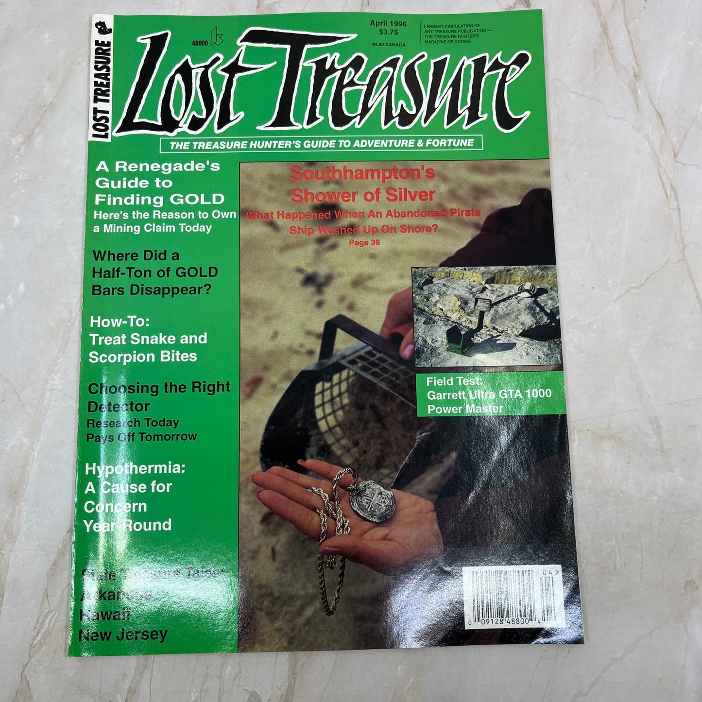 1996 April - Lost Treasure Magazine - Treasure Hunting Gold Prospecting M14