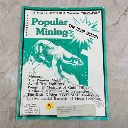 1991 Feb - Popular Mining Magazine - Treasure Hunting Gold Prospecting M19