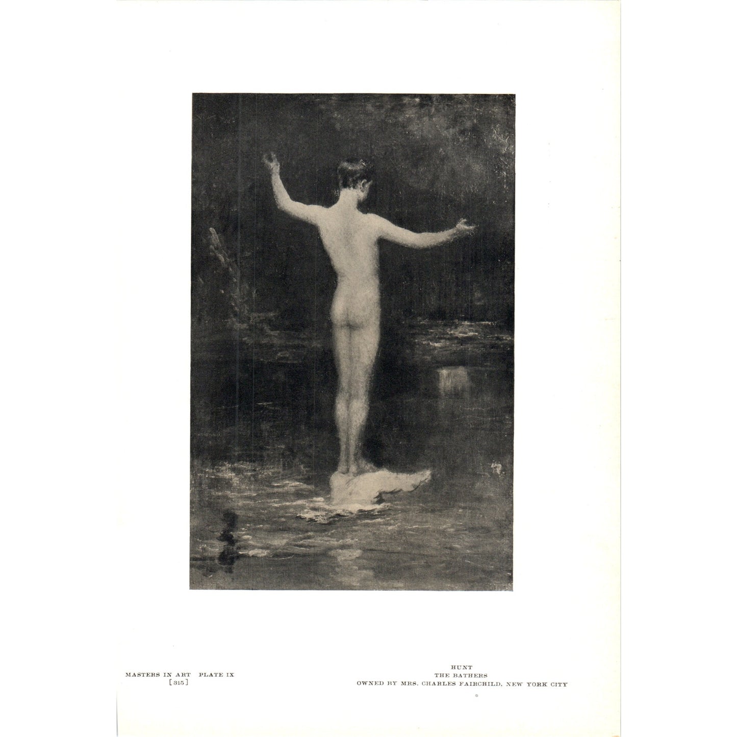 The Bathers - Hunt 1908 Victorian Art Print AB8-MA12