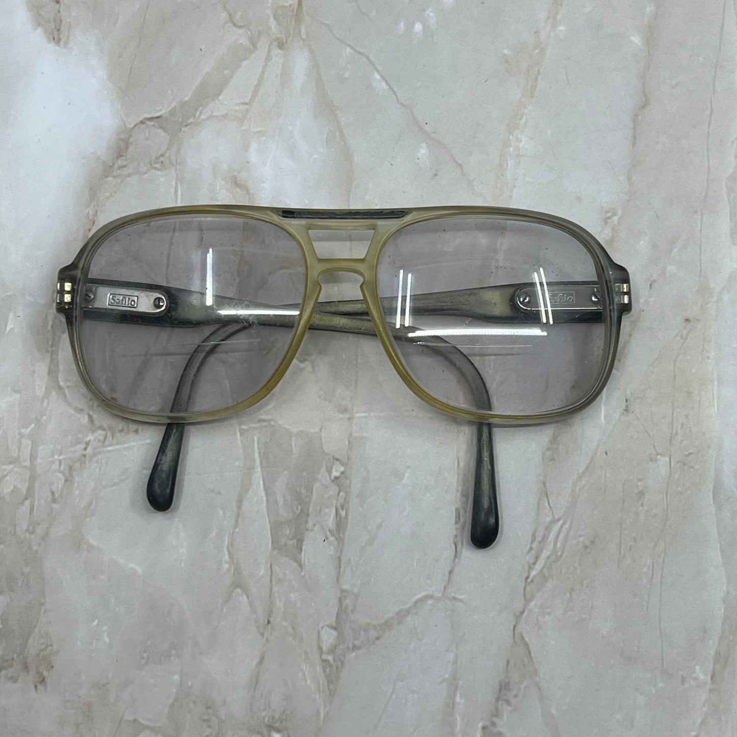 Retro Men’s Saiflo Flex Aviator Sunglasses Eyeglasses Frames TD7-G3-8