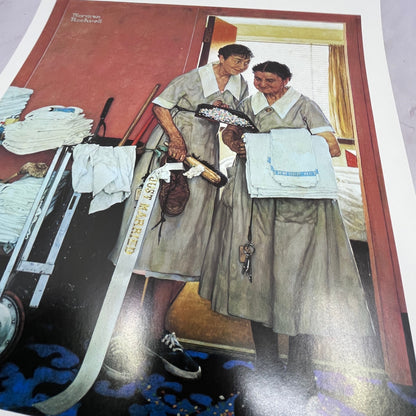Just Married by Norman Rockwell Lithograph 11x16" Art Print V22