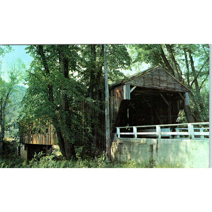 Whittier Ossipee Bear Camp New Hampshire Covered Bridge Postcard PC5