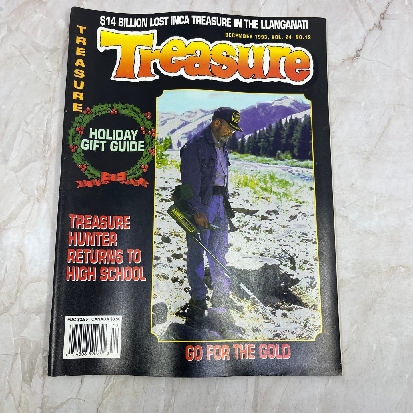 1993 Dec - Treasure Magazine - Treasure Hunting Prospecting Metal Detector M16