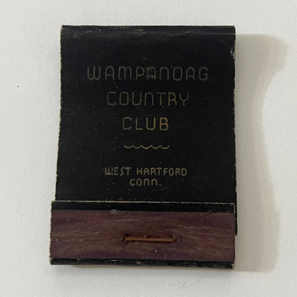 Wampanoag Country Club West Hartford CT Vintage Matchbook Cover TB6-MB1-1