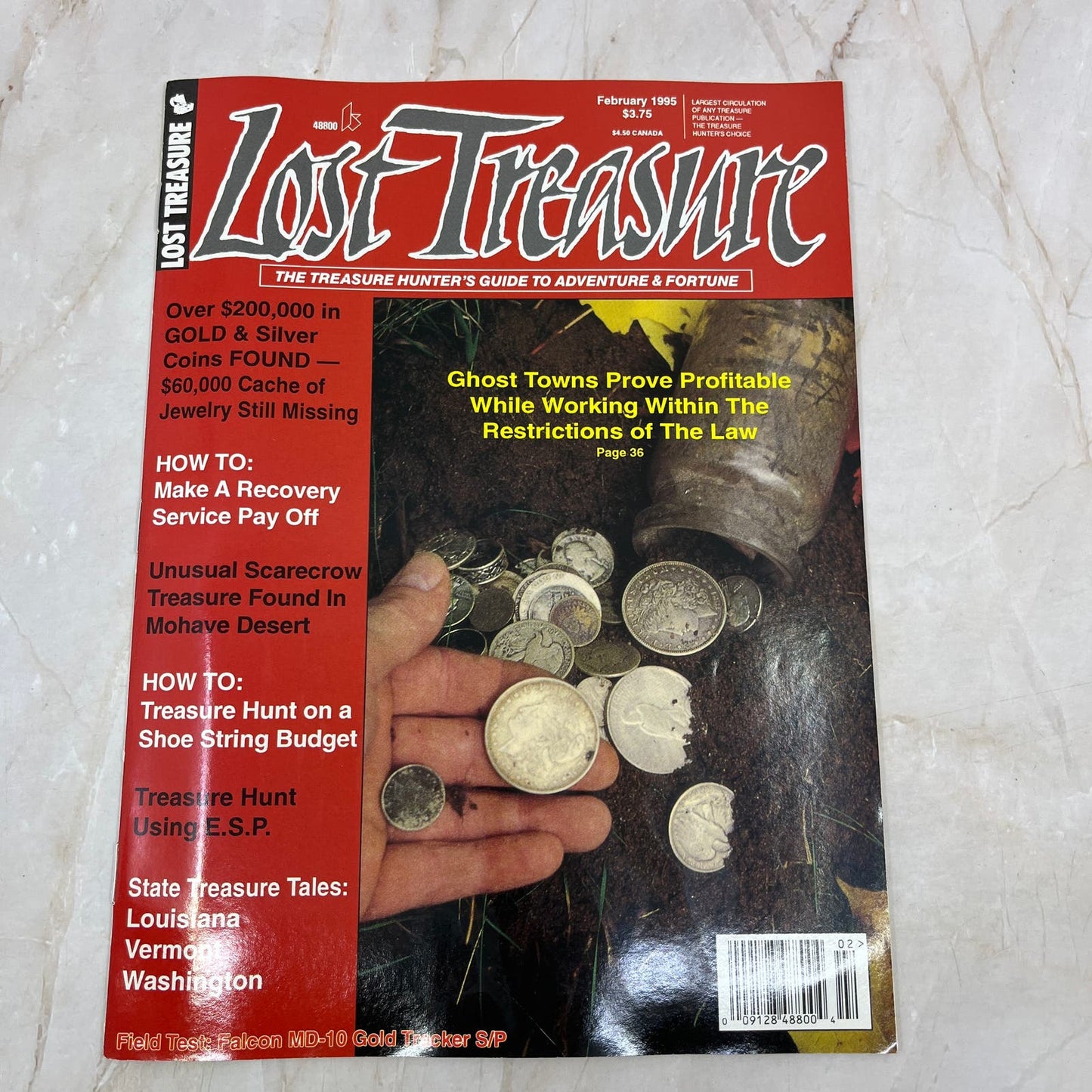 1995 Feb - Lost Treasure Magazine - Treasure Hunting Gold Prospecting M14