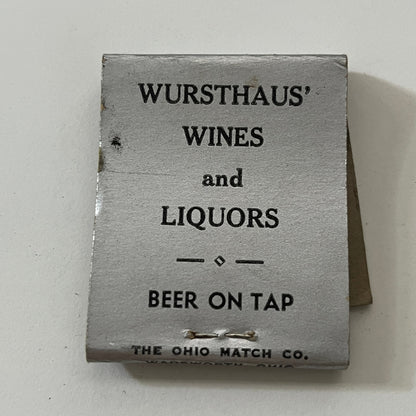 Wursthaus Delicatessen Cambridge MA Vintage Matchbook Cover TB6-MB1-1