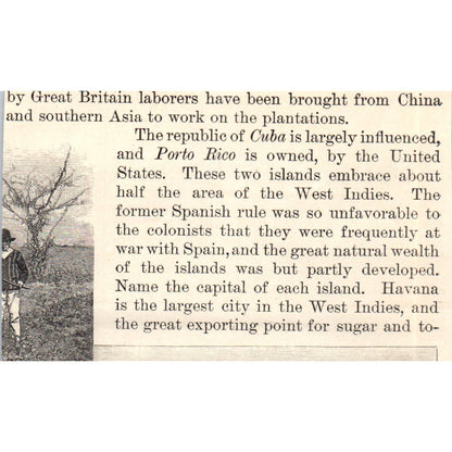 Laborers' Huts in Mexico 1901 Engraving AF2-O2