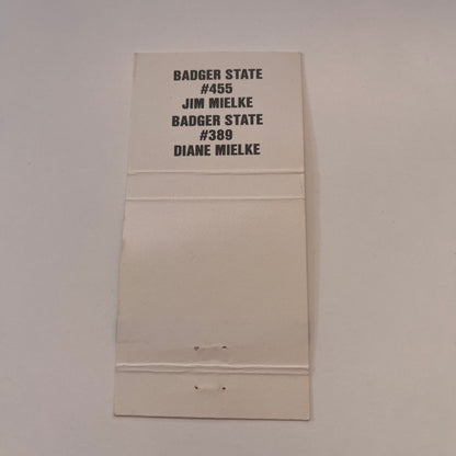 1996 Badger State Matchcover Club Swapfest Milwaukee 1996 Matchbook MM4-10