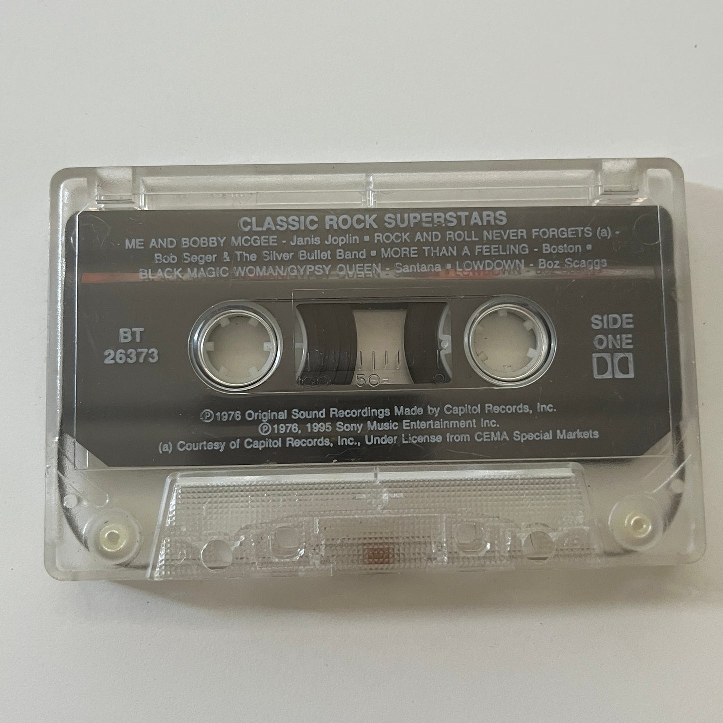 Classic Rock Superstars Greatest Hits Cassette Tape TB6-OT1