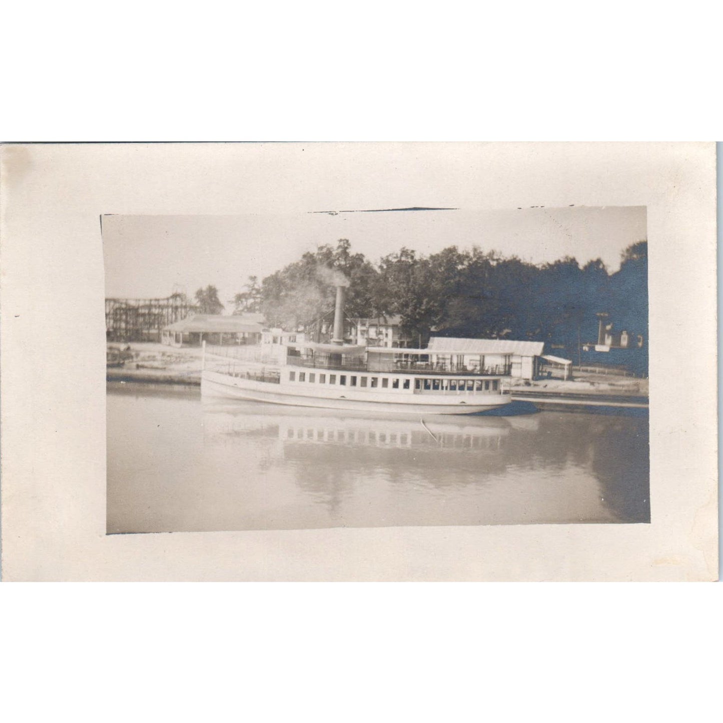 RPPC Ferry Boat Steamboat Original Postcard PC10