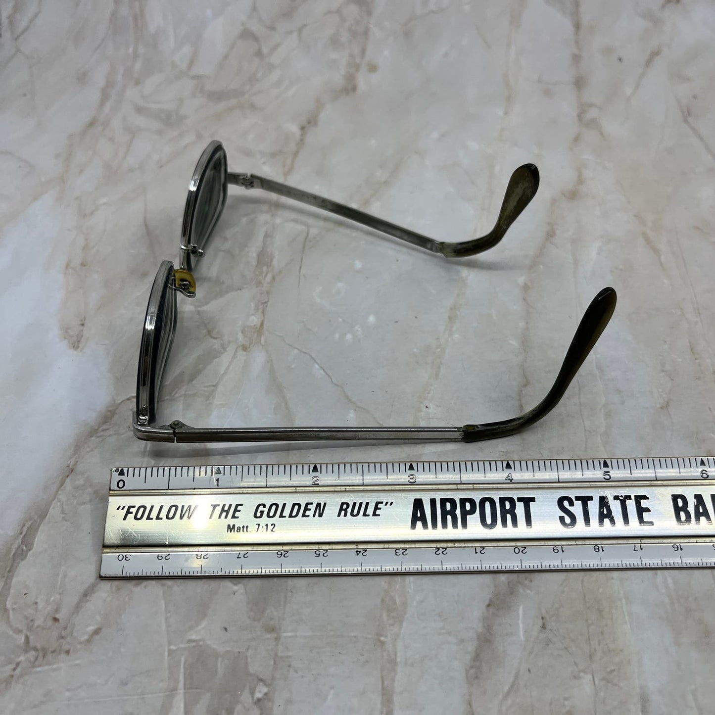 Vintage Titmus Silver Tone Sunglasses Eyeglasses Frames TD5G4-7