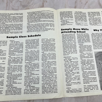 1980 - The American School of Treasure Hunting Preview Leaflet M11