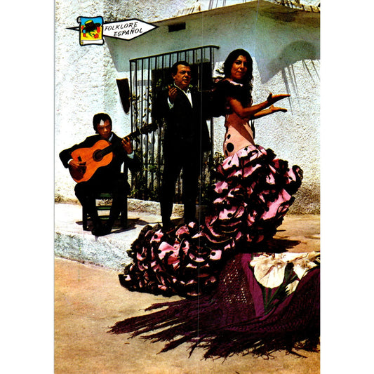 La Camboria Baile Flamenco Seguiriyas Vintage Postcard PD1