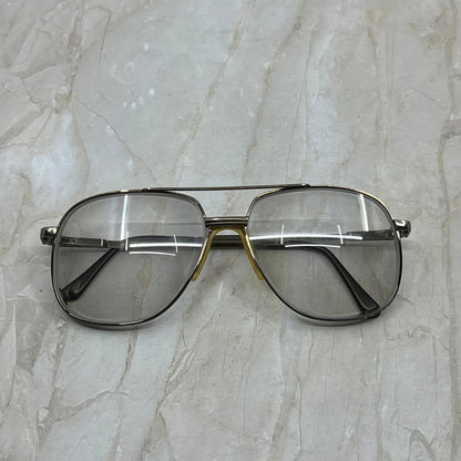 Vintage Aviator Marchon Forbes Brown Taupe Eyeglasses Frames TD5G1-9