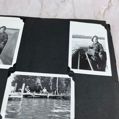 1940s-50s Post WWII Loaded Photo Album Postwar Eurpoe Family Life TG7