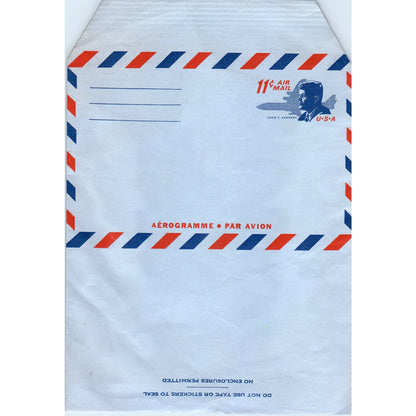 Vintage USA Airmail Aerogramme Par Avion Blank Envelope 11 Cent AF1-RR6