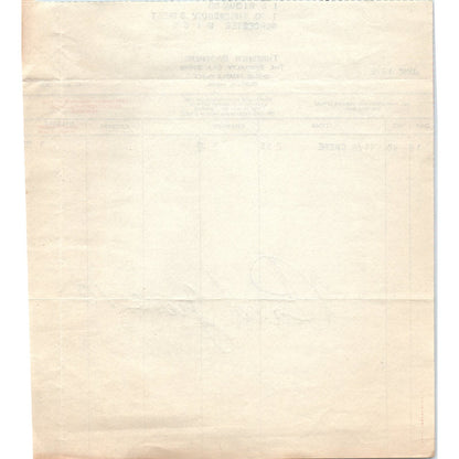 Thresher Brothers Silk Boston MA 1925 Original Billhead Letterhead Receipt D8-LL