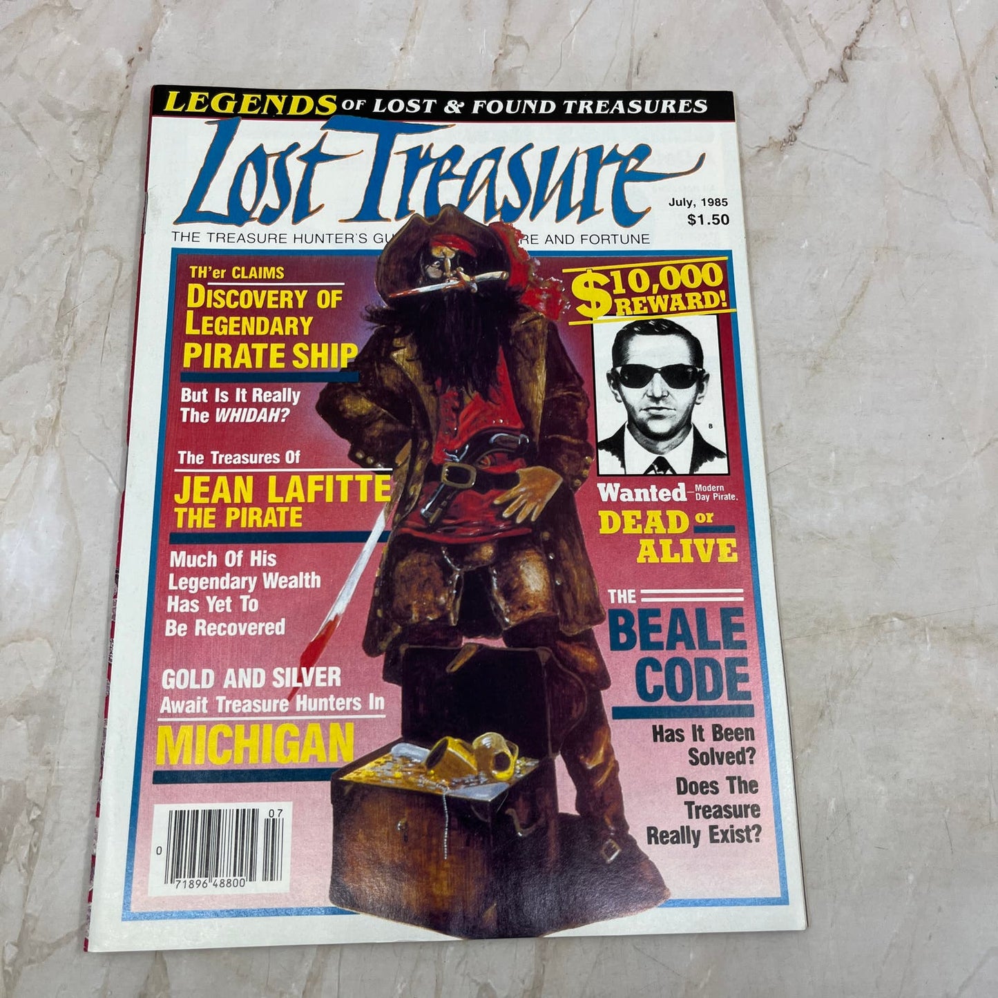 1985 July - Lost Treasure Magazine - Treasure Hunting Gold Prospecting M15