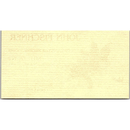 Dreamstar Productions John Fischner Needville TX Vintage Business Card SSB4-B12