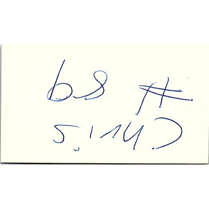 Mungos Dry Cleaners Custom Tailoring Long Beach CA Vintage Business Card SF3-B5