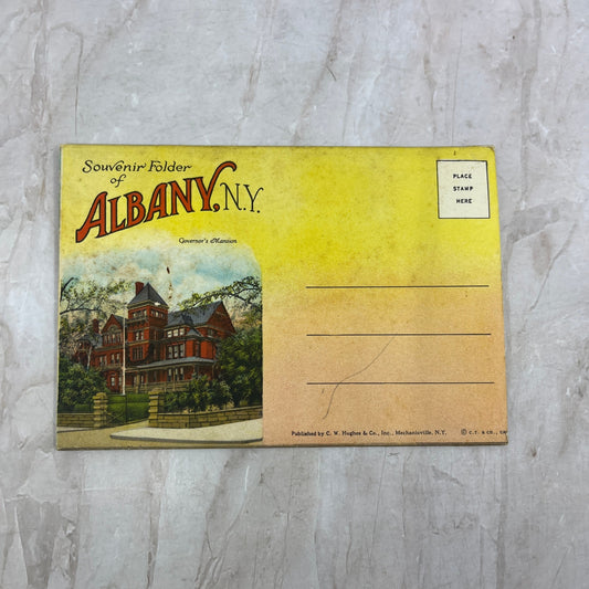 Vintage Albany New York Souvenir Postcard Book P9-1