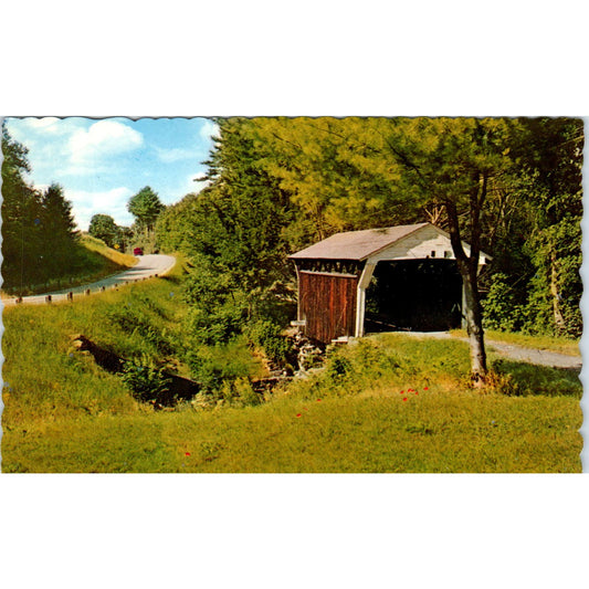 Drewsville Bridge 19 New Hampshire Covered Bridge Postcard PC3