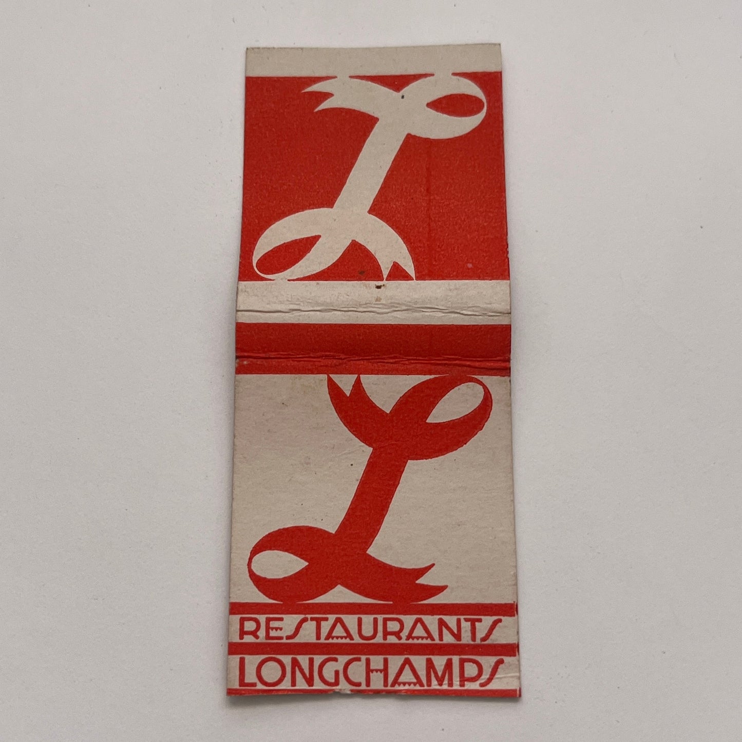 Longchamps Restaurants New York City Vintage Matchbook Cover TB8-MB-4