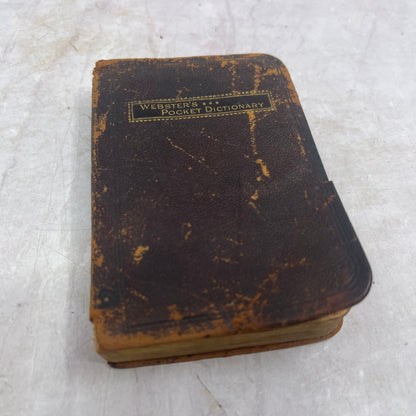 1870 Webster's Pocket Dictionary TJ8-OB