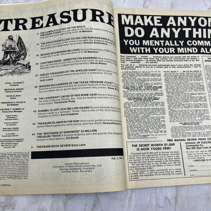 1976 Saga's Special Treasure Hunting Magazine Penitente Fortune M19