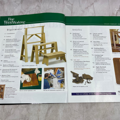 Frame-and-Panel Bookcase - Feb 2003 No 161 - Fine Woodworking Magazine M34