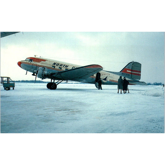 North Central Airlines Douglas DC-3 Vintage Postcard PC2