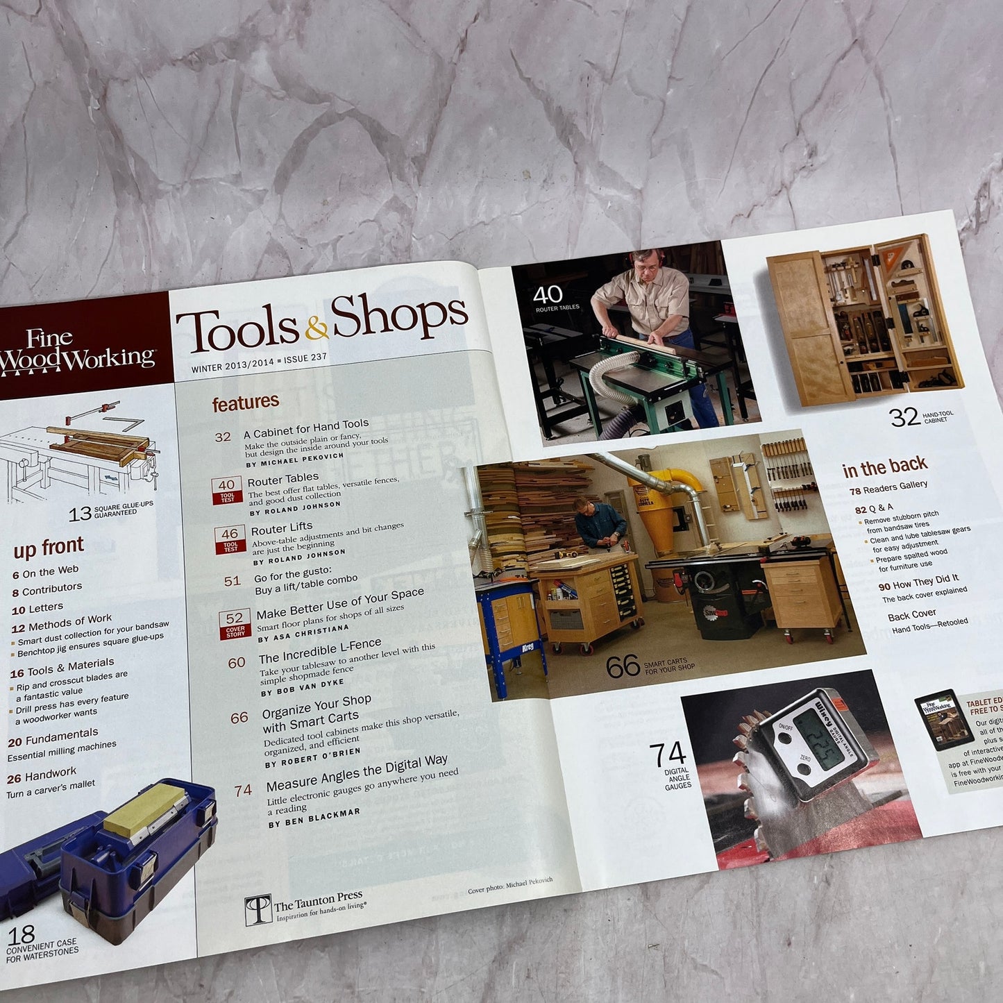 Tools & Shops - Winter 2014 - Taunton's Fine Woodworking Magazine M36