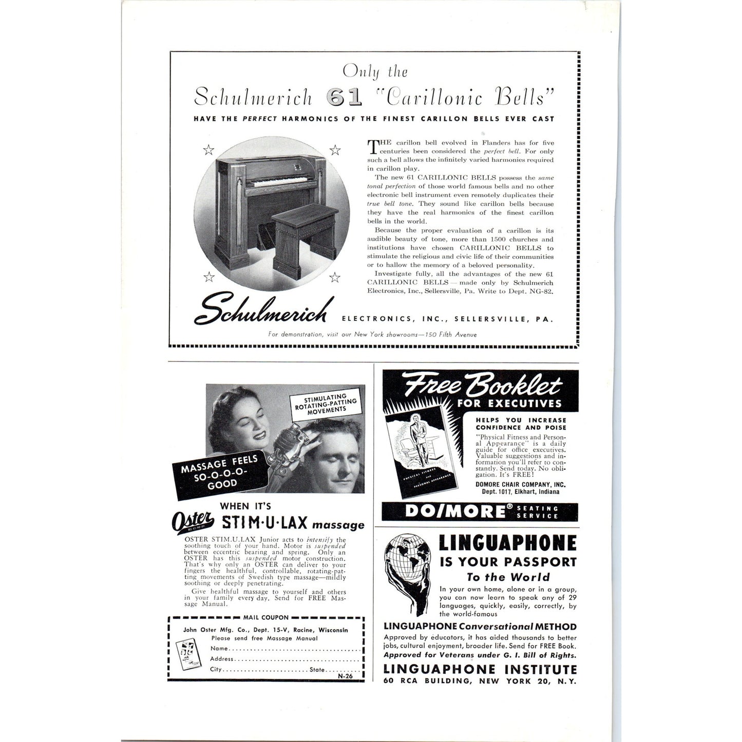 Motorola Golden View Television TV Teleset - Vintage Magazine Ad D20