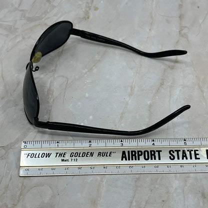 Vintage Vogue Italy Black Sunglasses Eyeglasses Frames TD5G3-11