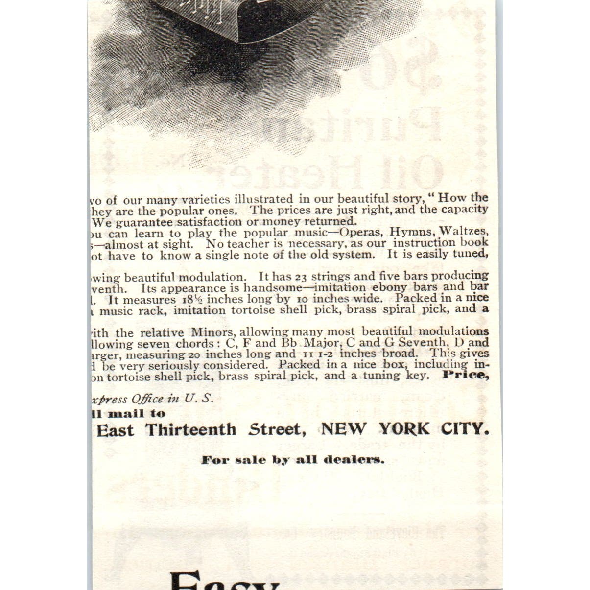 Puritan Oil Heater Cleveland Foundry Co c1905 Original Advertisement AE7-A3