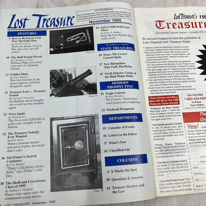 1995 Nov - Lost Treasure Magazine - Treasure Hunting Gold Prospecting M14